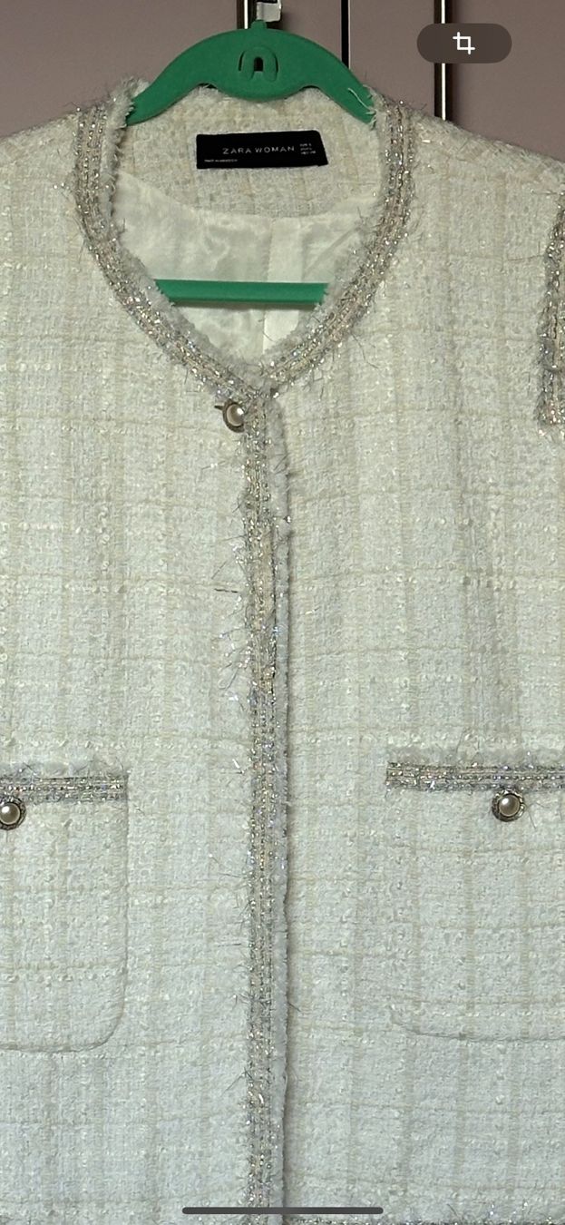 Zara Jacken: Zara Blazer Tweed weiss gr. L – Neu (gemäss Beschreibung) aus Hägendorf von Moro143 2