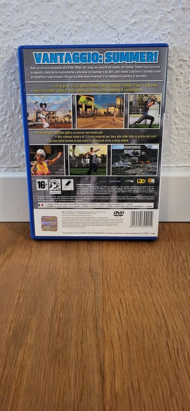 Sony Giochi: PS 2 - Outlaw Tennis – Usato da Münsingen venduto da DigitaleSpielecke 1