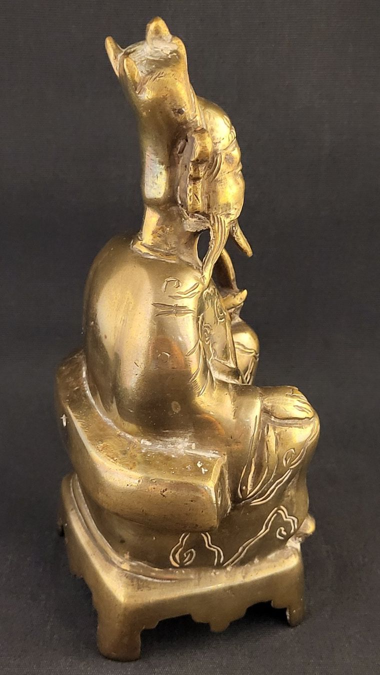 Figurines: Messing Figur Asiate – D'occasion à Basel par spinne02 2