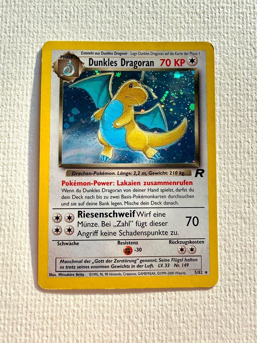 Pokémon Carte collezionabili: Pokémon Dunkles Dragoran / Team Rocket / Holo / DE – Usato da Läufelfingen venduto da Seraphim13 1