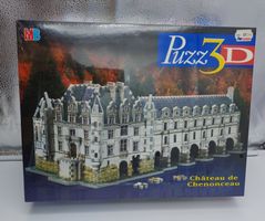 3D Puzzle von MB, Chateau de Chenonceau, 1996, 806 Teile
