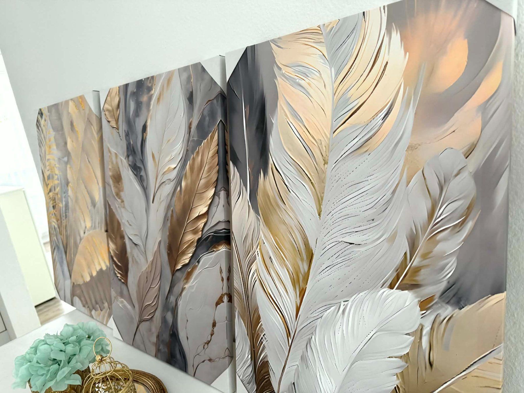 Foto & Immagini: Modernes Wandbild 120x60 cm 3er Set mit Rahmen – Nuovo e nell'imballaggio originale da Bern venduto da MIR-IAM 3