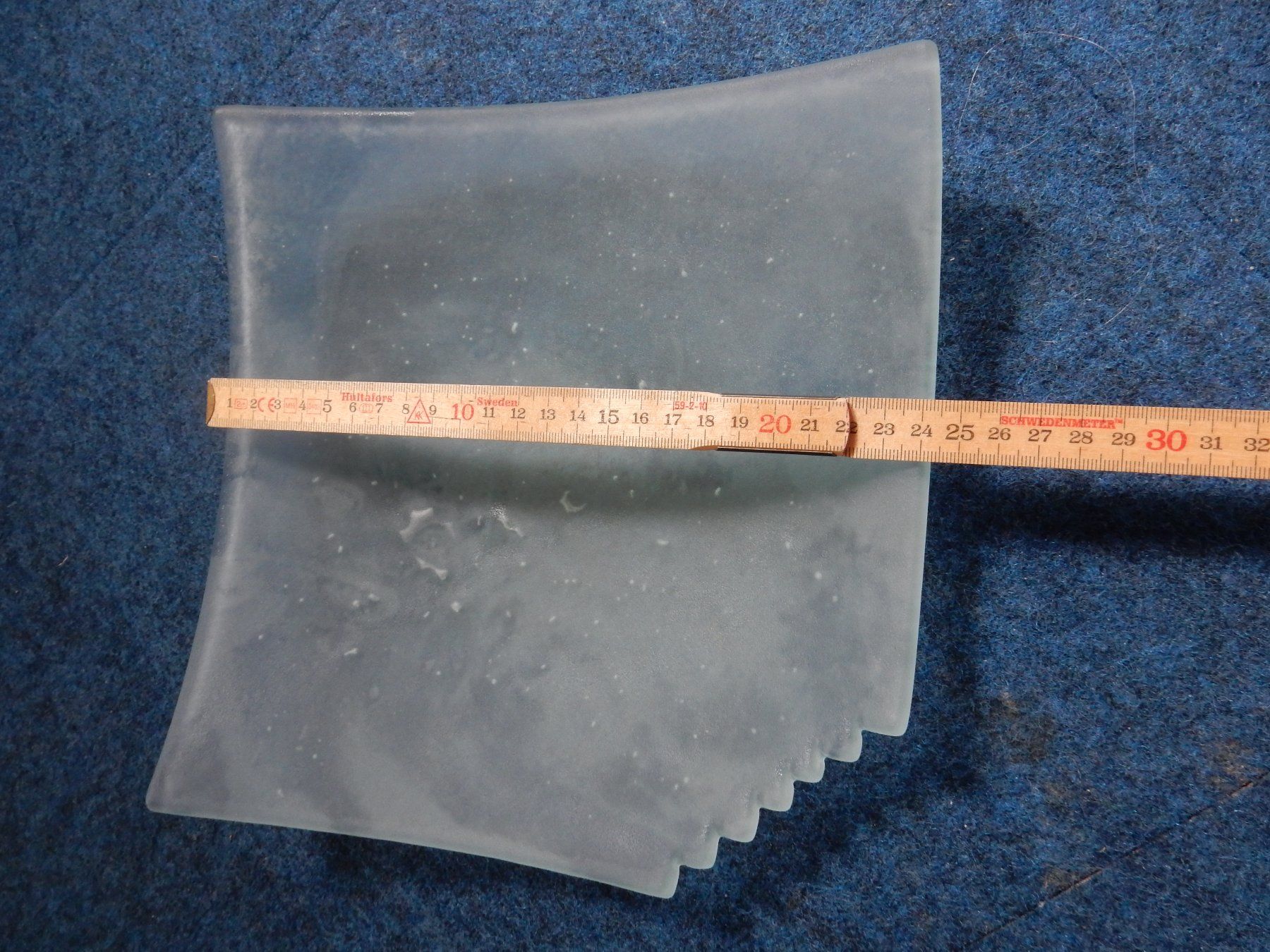 Servierplatten: spezieller Glasteller Platte B. Eberle Glas Teller – Gebraucht aus Jona von simongarden 2