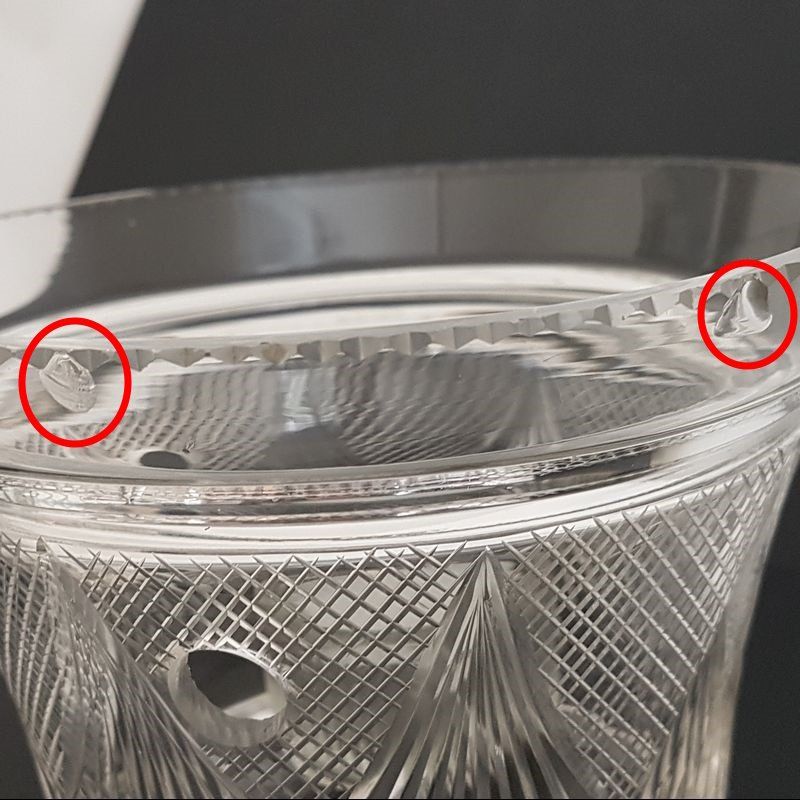 Elettrodomestici da cucina: Antikes Rechaud Diamant-und Fächerschliff um 1910 – Usato da Kaltbrunn venduto da Condor2 8