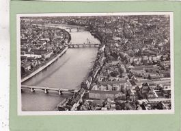 Basel Die drei Rheinbrücken Fliegeraufnahme