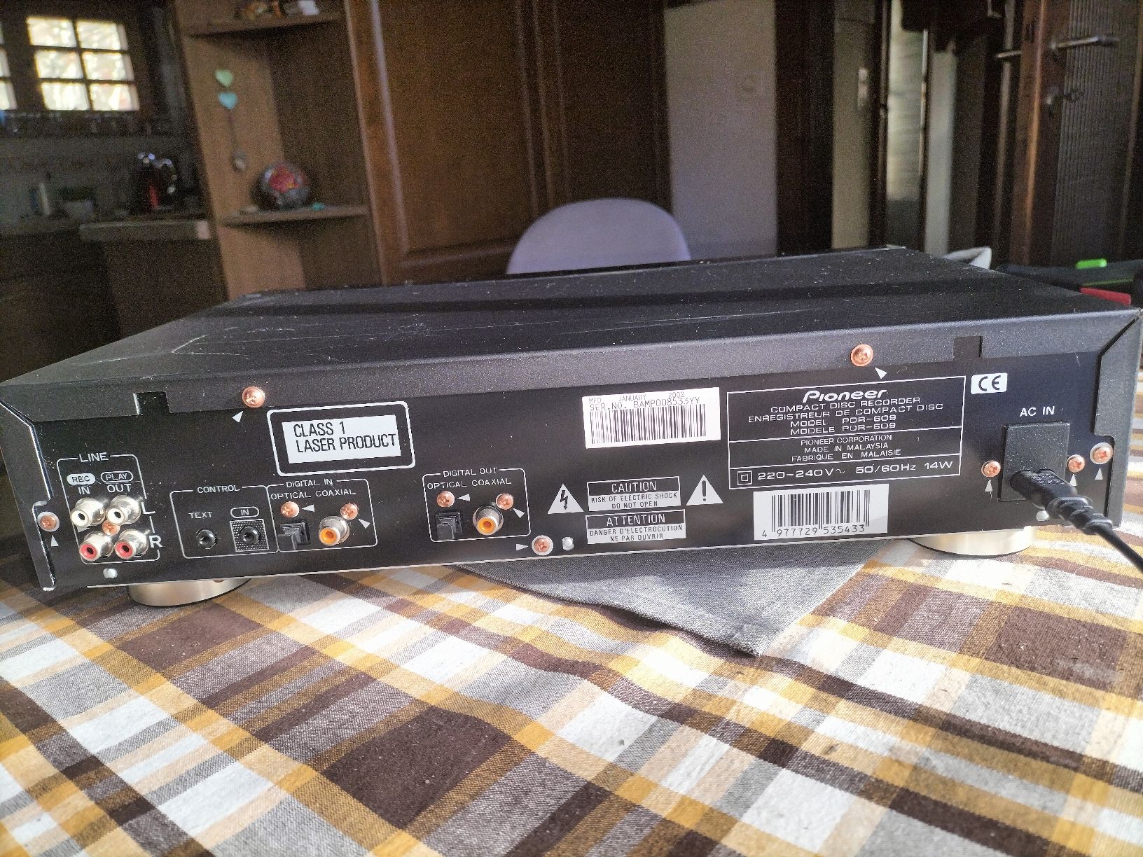Pioneer Registratori: CD-RECORDER PIONEER PDR -609+ FB, +BA – Usato da Lamboing venduto da Pyewacket19001 3