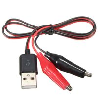 Klemmen auf USB Stecker Netzteil Adapter