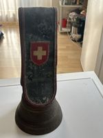 Kuhglocke Eidg. Schützenfest Thun 1969 Messing alt(I32)