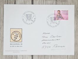 CL09 Enveloppe + Timbre Suisse 1976