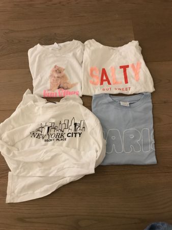 Helle T-Shirts Mädchen Grösse 12–14 Jahre – Set