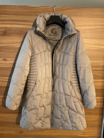 💥 Daunenmantel GIL BRET 70/30 Winterjacke taupe Gr.38/40 ❄️