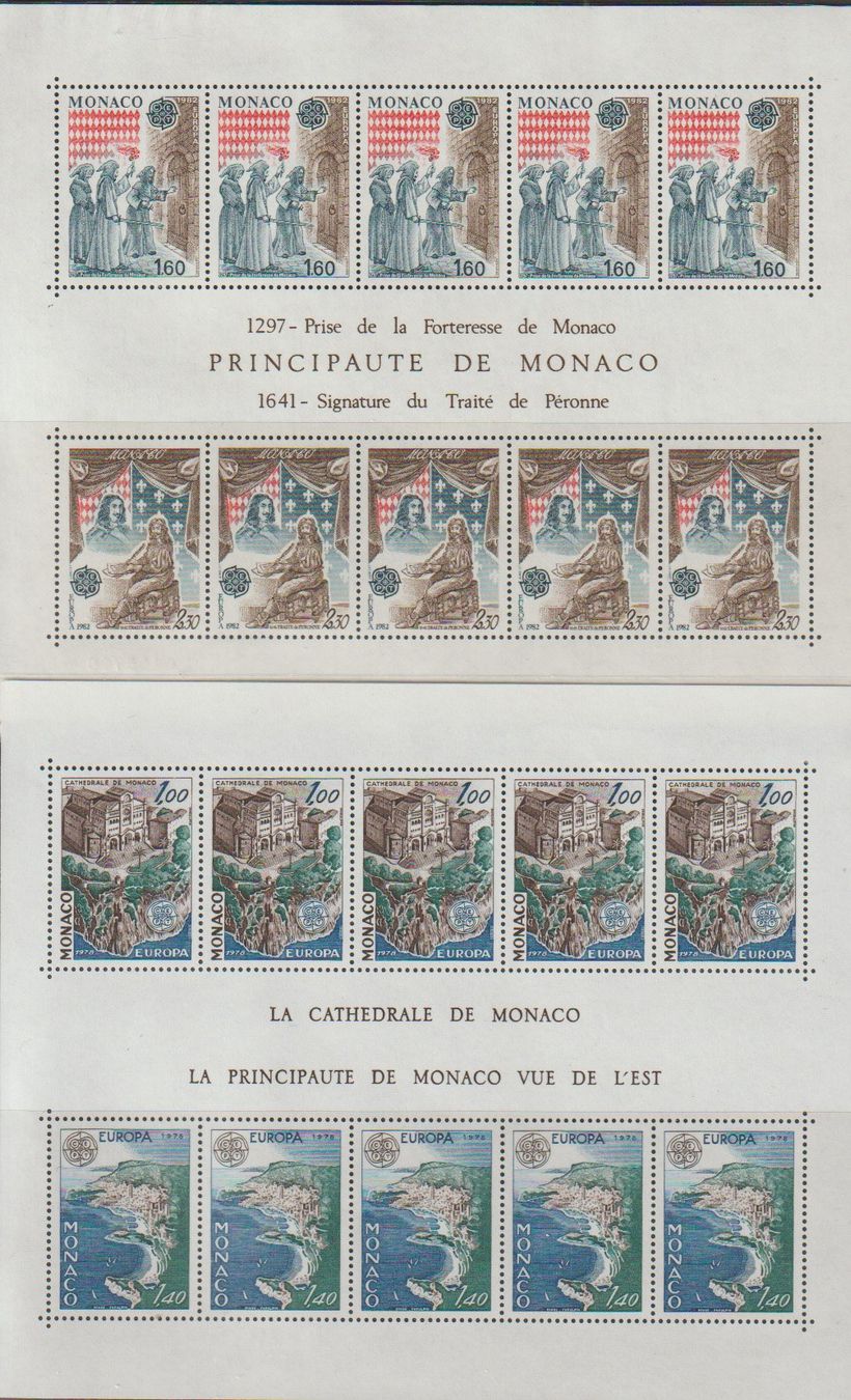 Alle Briefmarken: Monaco timbres-poste émis 1983-1984 – Neu und originalverpackt aus Crans-Montana von kira56 1