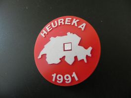 Altes Abzeichen Heureka 1991 Ciba Geigy