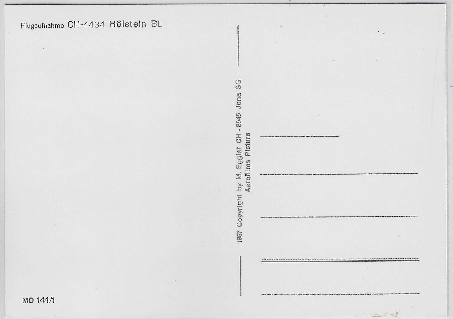 Cartoline postali: Flugaufnahme Hölstein BL – Antico da Ettingen venduto da Kartenplanet 1