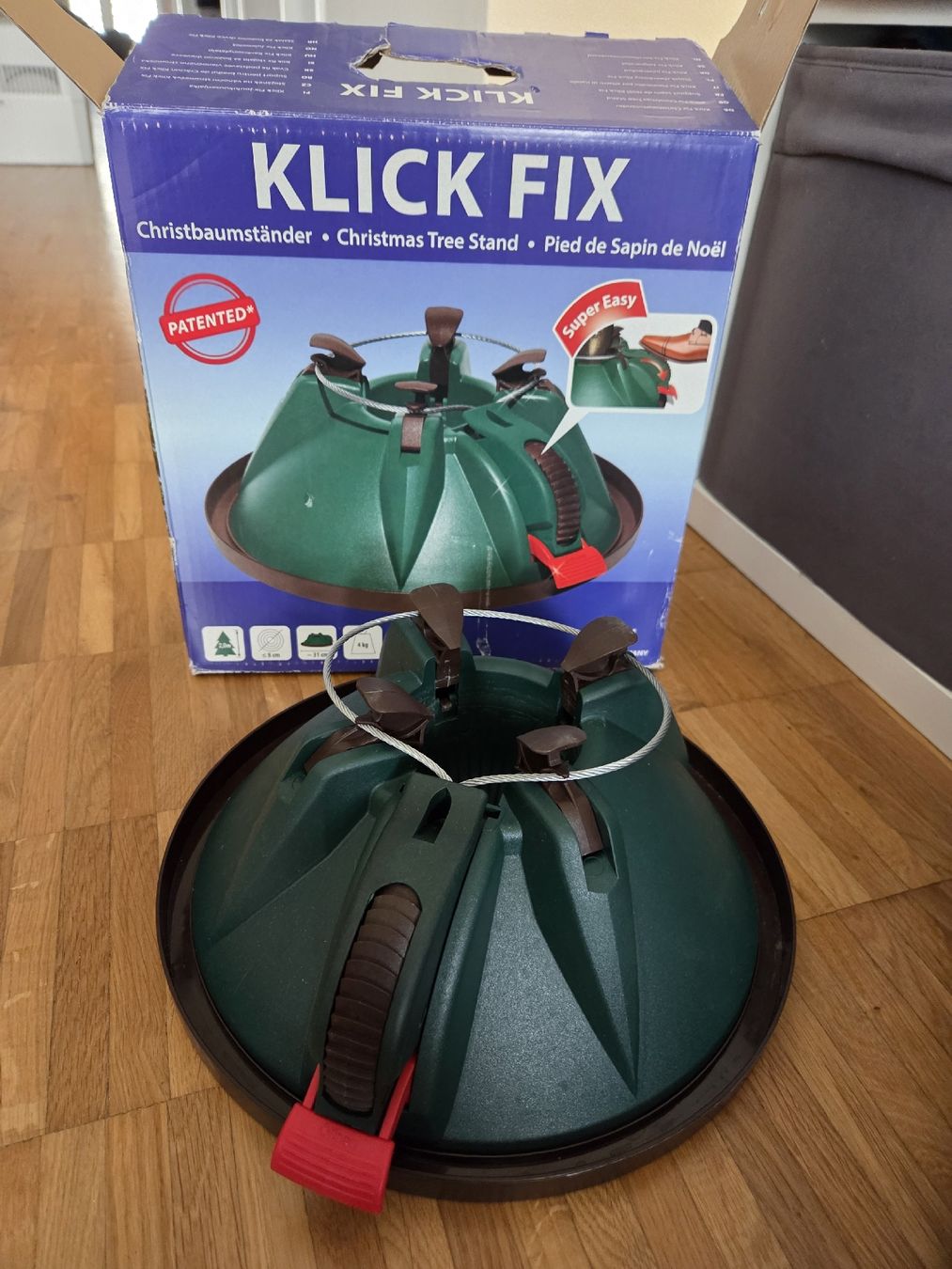 Basi per albero di Natale: Klick Fix Christbaumständer - Einfach zum Aufstellen! – Usato da Bonstetten venduto da Paris_18 1