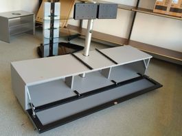TV- Möbel von Just- Racks - JRB 1604 GR mit Klappe in grau