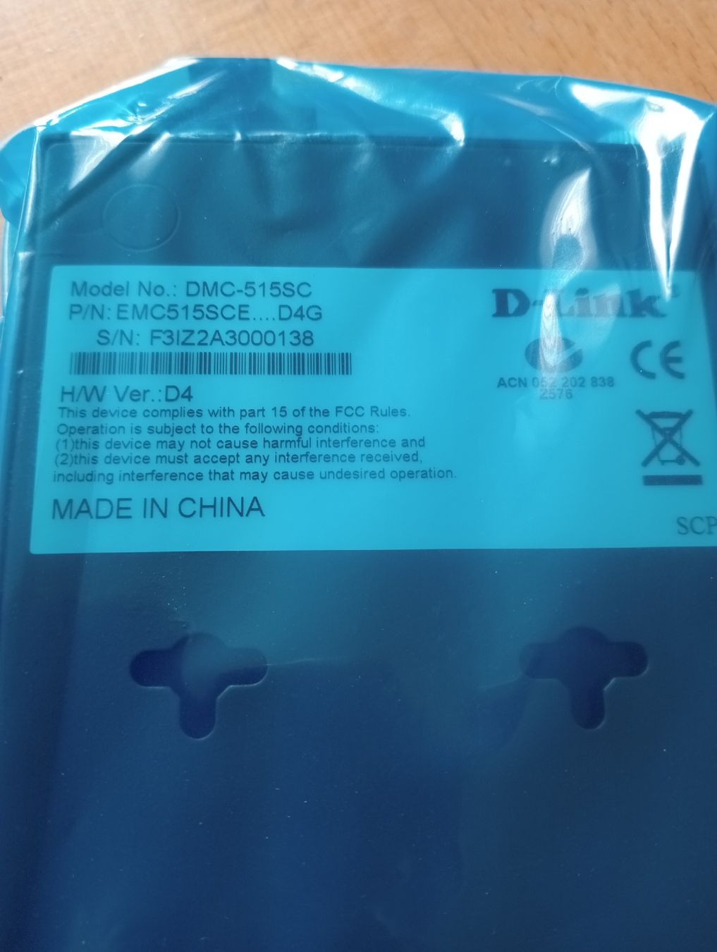 Konverter: D-Link DMC-515SC Fast Ethernet Converter, neu & originalverp – Neu und originalverpackt aus Appenzell von Azell