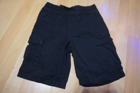 H&M Cargo Shorts, Schwarz, Gr.146