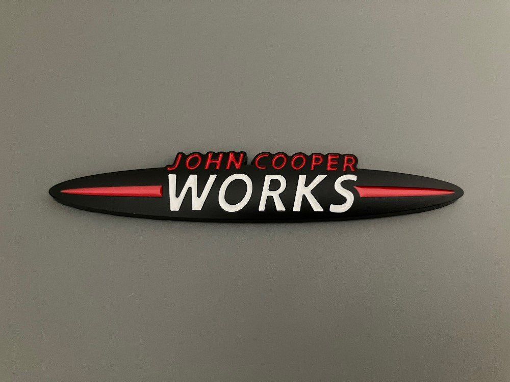 Mini Accessori per altri veicoli: Mini John Cooper Works (metall logo) NEU – Nuovo e nell'imballaggio originale da Lugano venduto da gianlu3