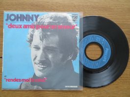 JOHNNY HALLYDAY SINGEL DEUX AMIS POUR UN AMOUR
