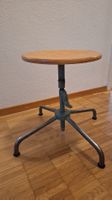 Drehhocker Industriedesign Metall Holz
