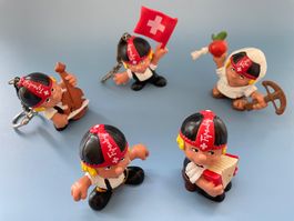 5x Appenzeller SEPPLI Werbefigur Schweizer Fernsehen DRS '85