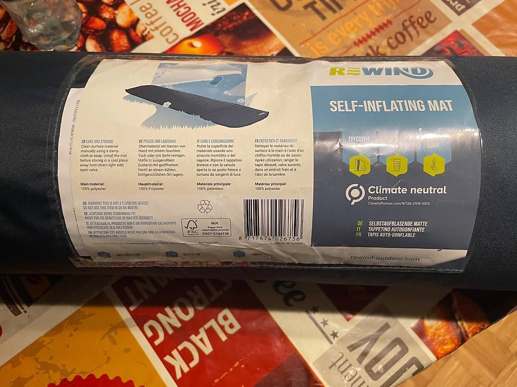 Materassi: Rewind selbstaufblasende Matte – Usato da Zürich venduto da pikola24