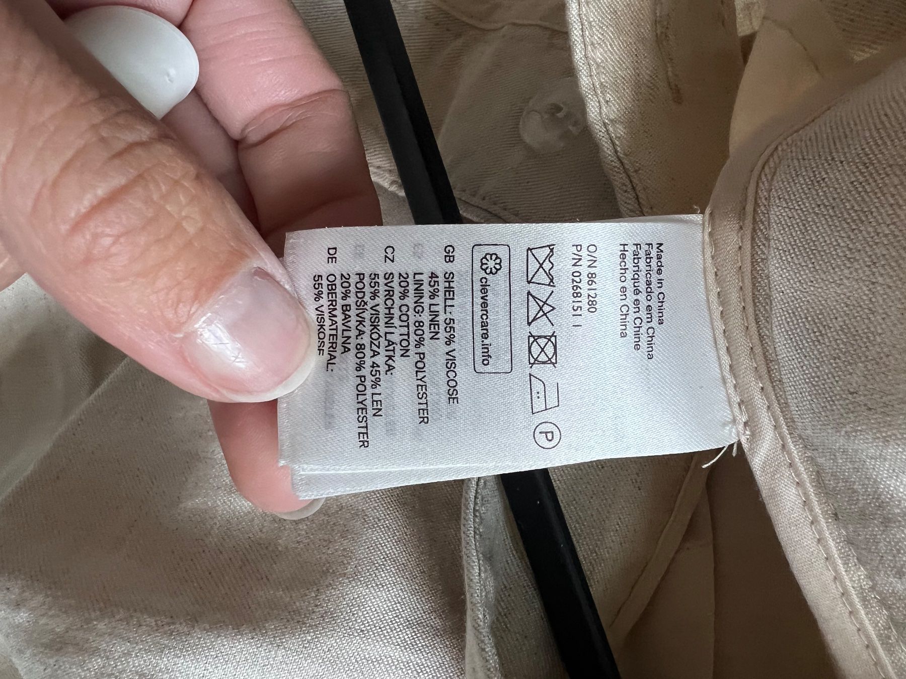 H&M Pantaloni: Leinen Sommerhose H&M Gr 40 – Usato da Biel/Bienne venduto da Jobu03 4