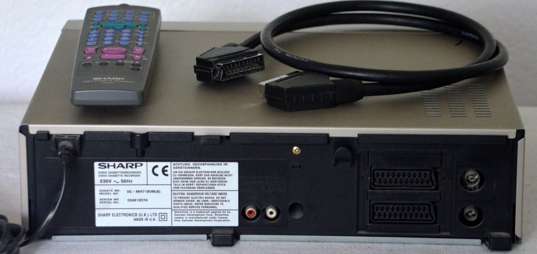 Sharp Registratori: Videorecorder VHS Sharp VC-MH718VM  magnétoscope – Usato da Collonges venduto da arashee 2