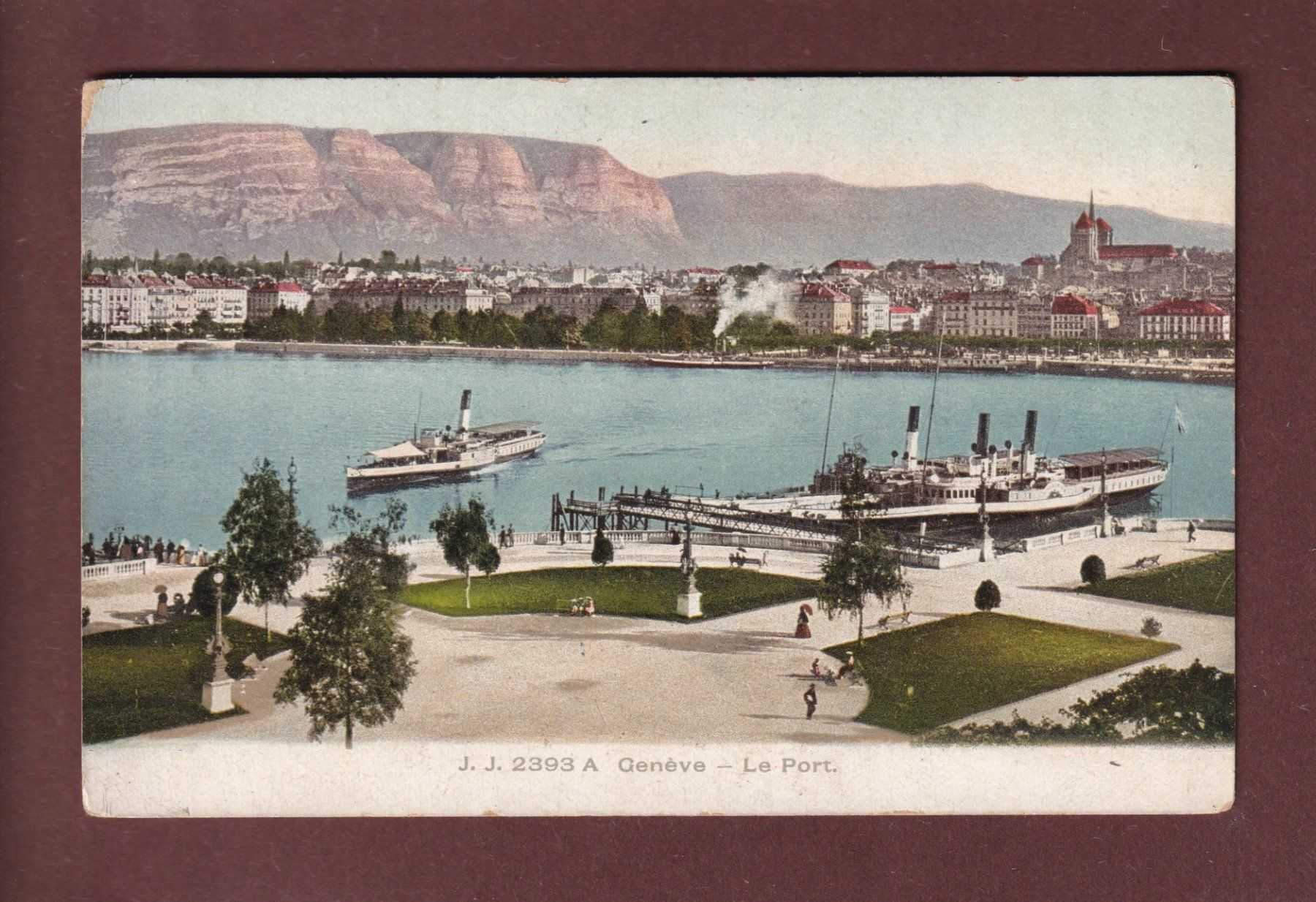 Cartoline postali: GENEVE - Rade - Bateaux CGN – Usato da Pully venduto da nicecards