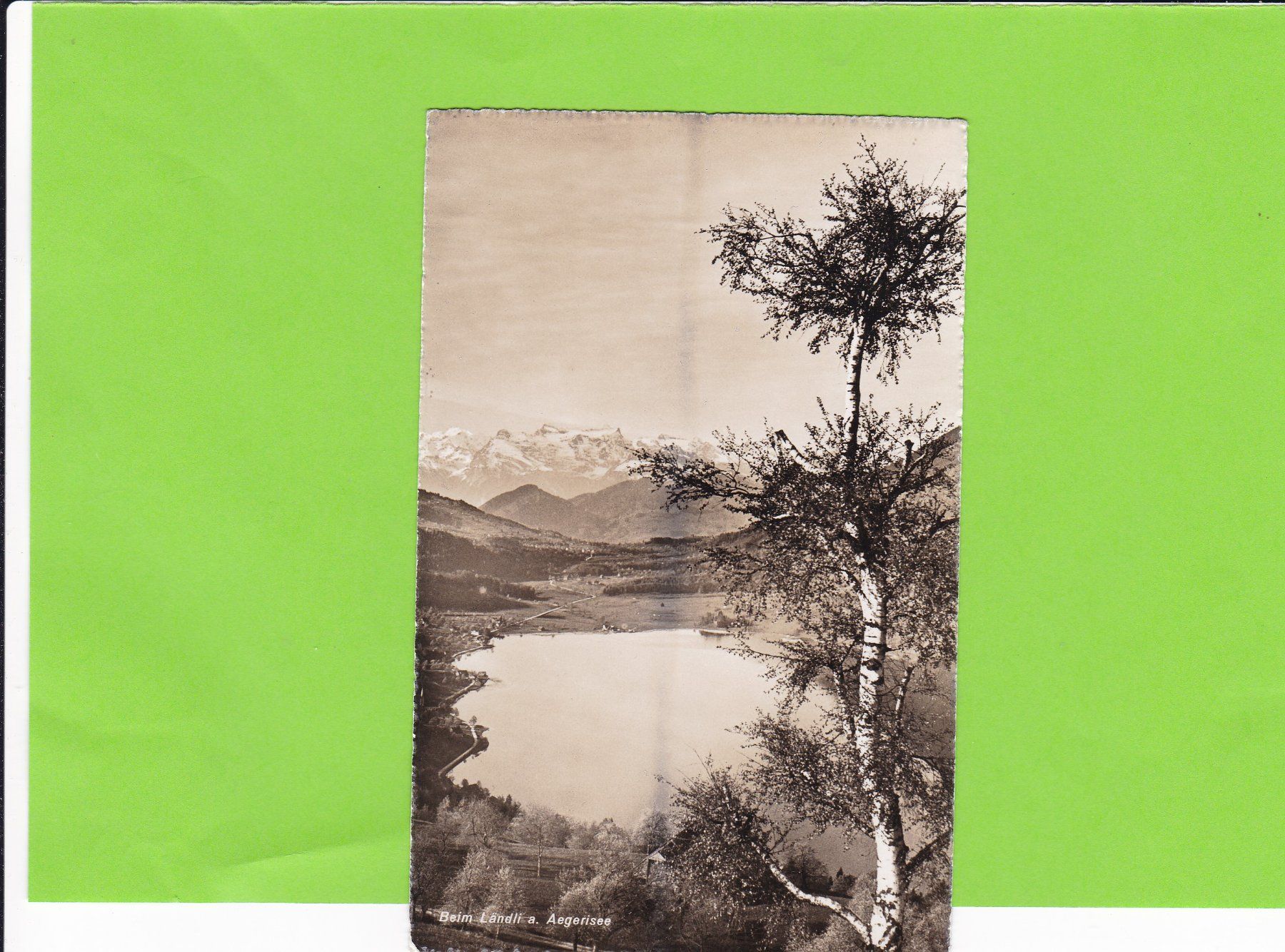 Cartoline postali: Beim Ländli am Aegerisee – Usato da St. Peterzell venduto da neckertal