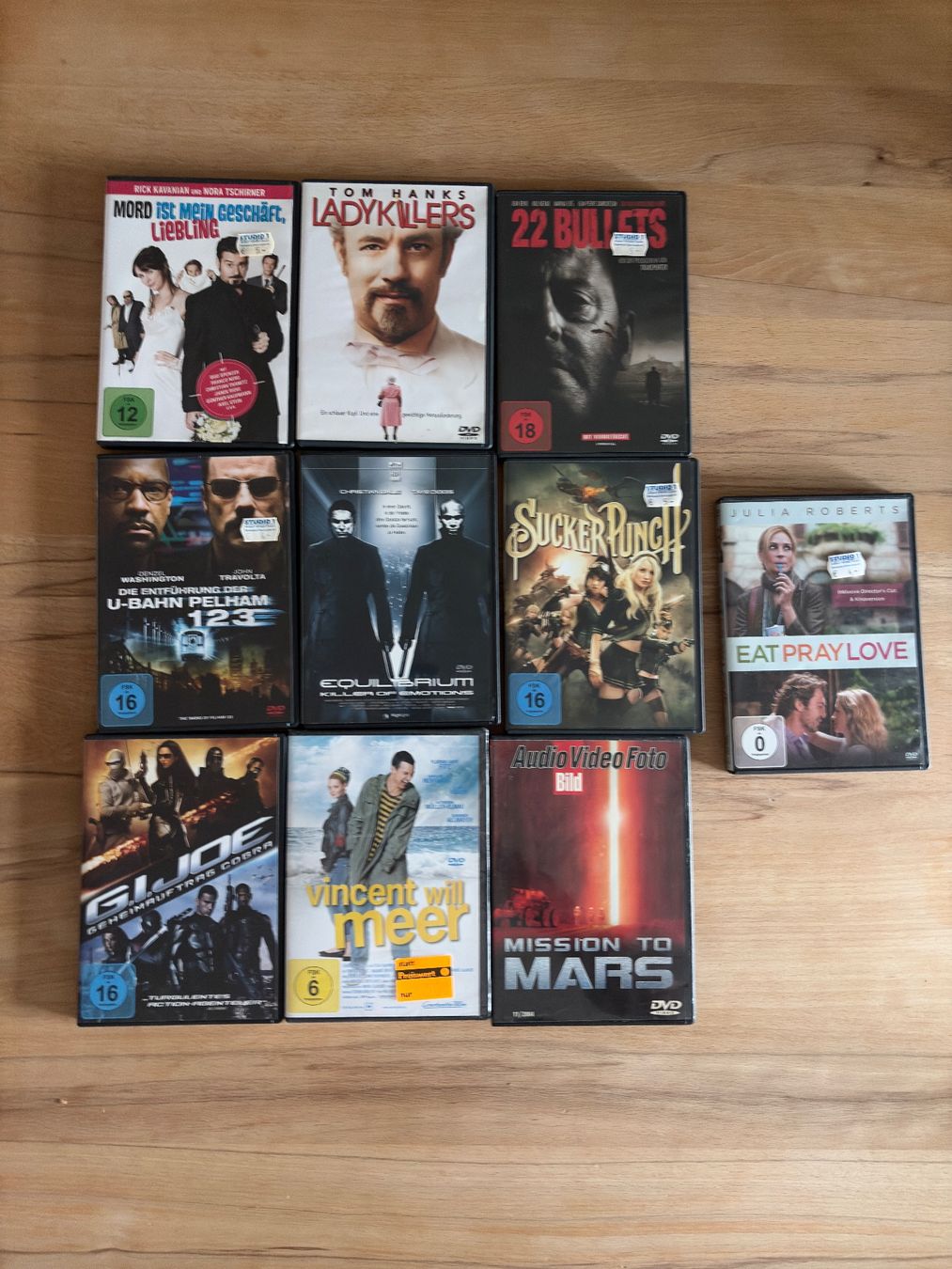 Alle DVDs: 10er Pack DVD – Gebraucht aus Hombrechtikon von Dokmasa