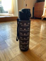 Trinkflasche Phoenix Fitness 900ml grau guter Zustand
