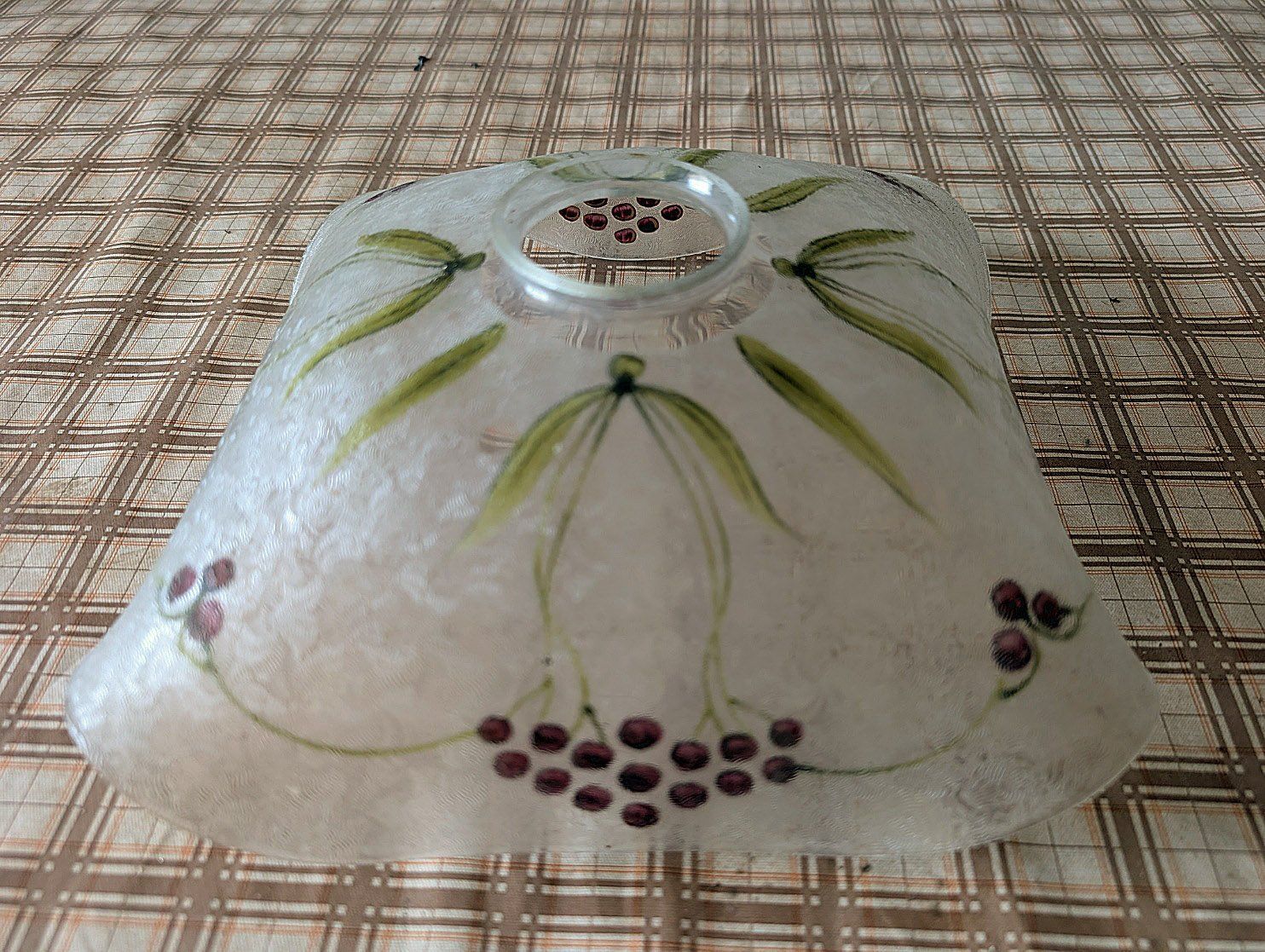 Lampenschirme: Glas Lampenschirm, Art Deco oder Jugendstil – Gebraucht aus Aeugst am Albis von Andyw