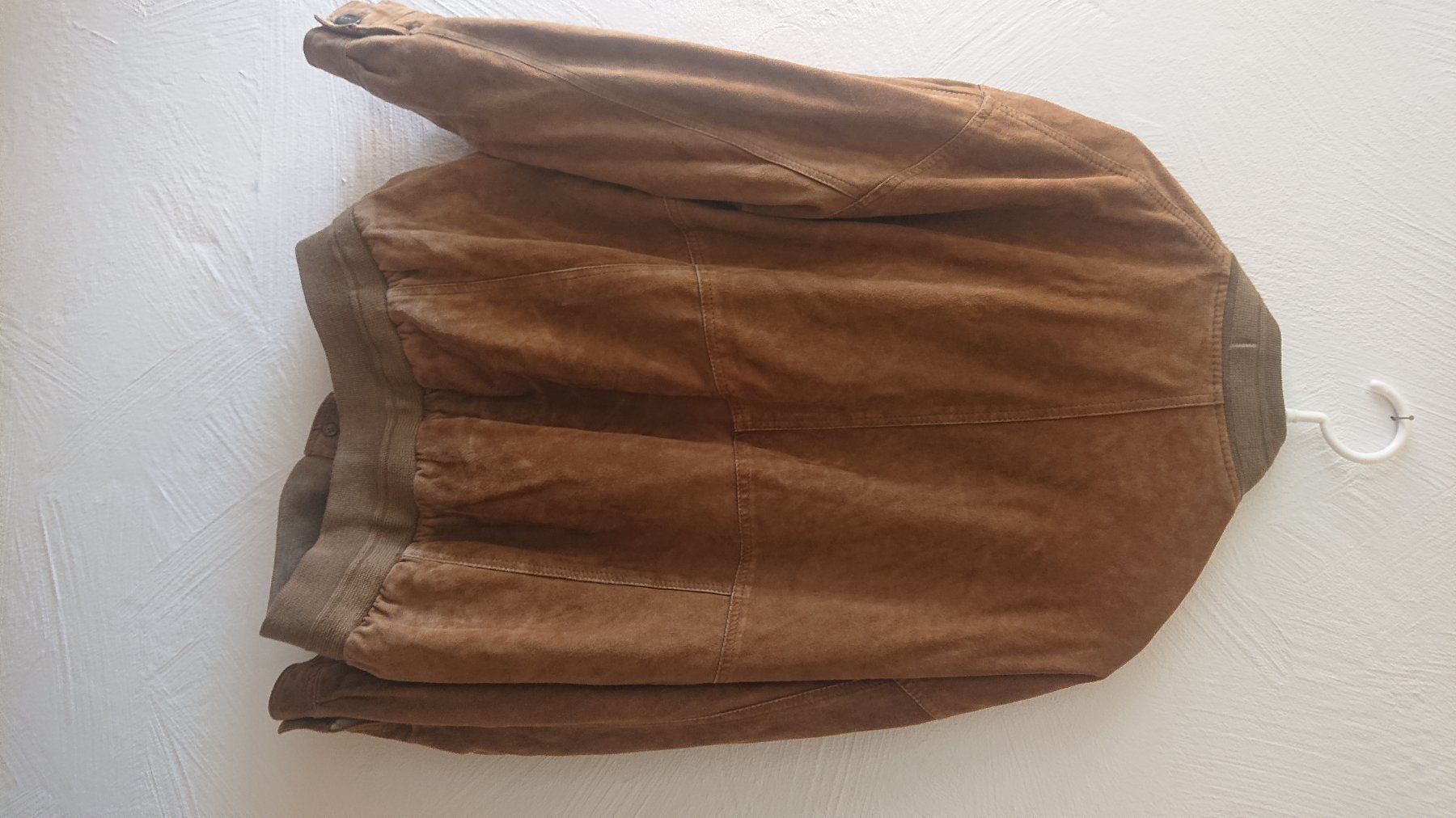 Giacche: Leichte Echtlederjacke Vintage Look braun – Usato da Grenchen venduto da Zombiepolizist 1