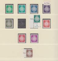 DDR 1954/ 1956, DIENSTMARKEN **