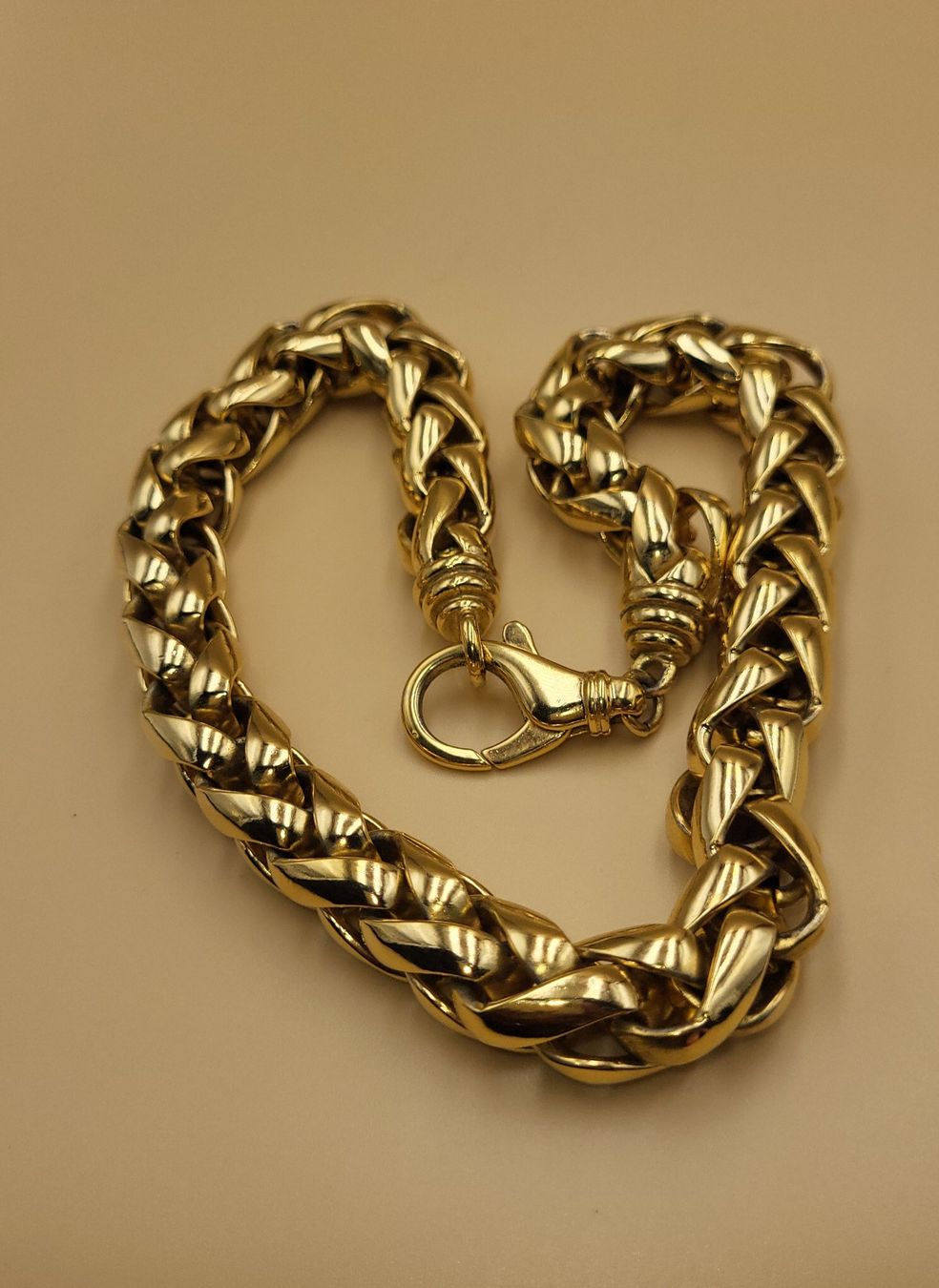 Catenine: Wunderschönes Massiv Goldige Collier – Usato da Wald ZH venduto da SwissPawnshop 5