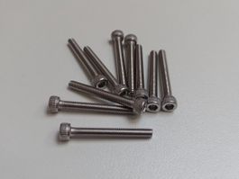 Zylinderkopfschraube M3x25 Edelstahl (A2-70) (10er Pack)