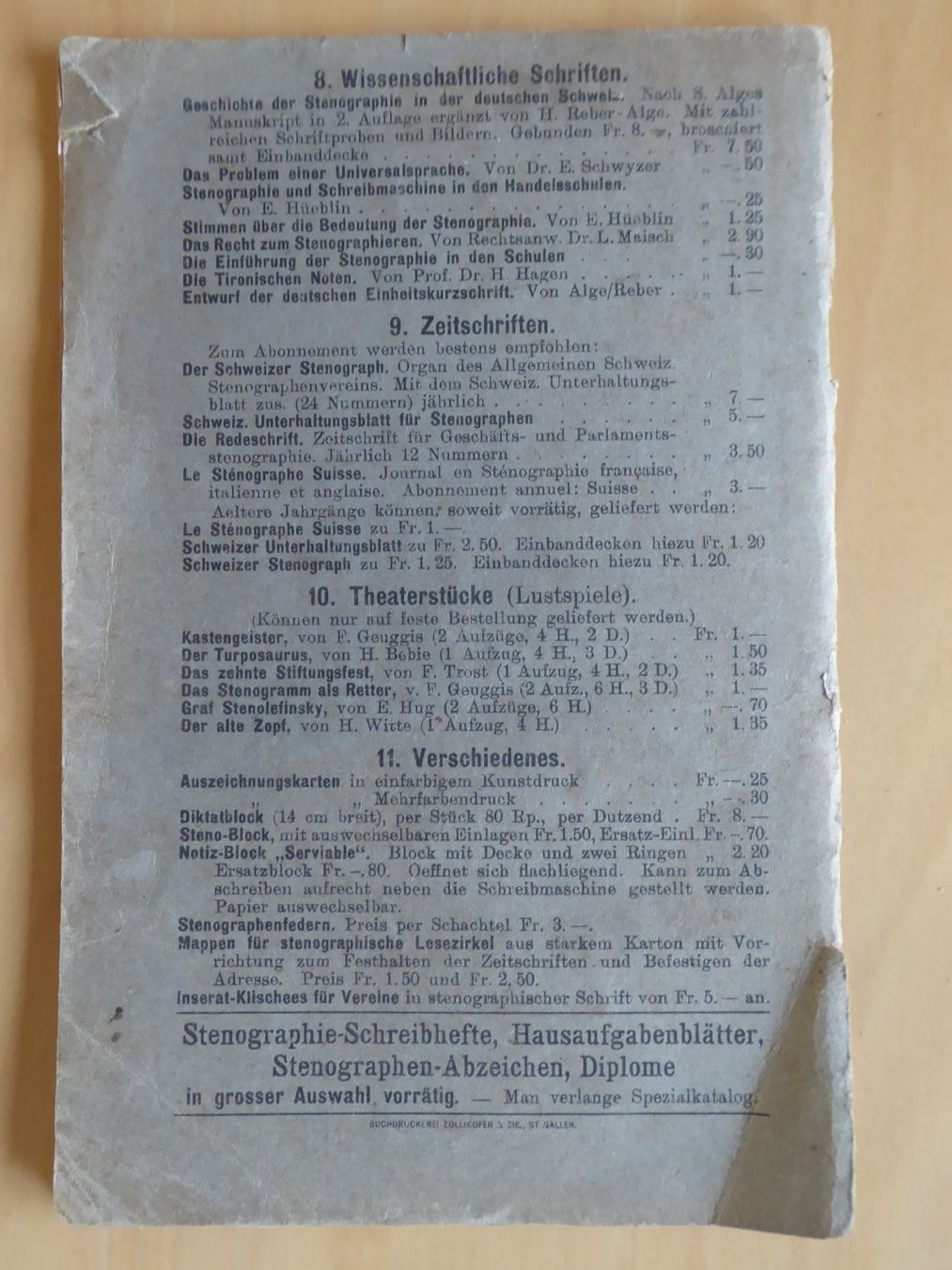 Libri: Methodisches Lehrbuch der Vereinfachten Stenographie – Usato da Aadorf venduto da Dragonfisch 7