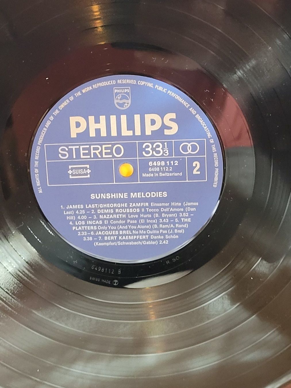 Schallplatten: Vinyle "Sunshine Melodies" - ABBA, Beatles... – Gebraucht aus la Chaux-de-Fonds von Lampe 6