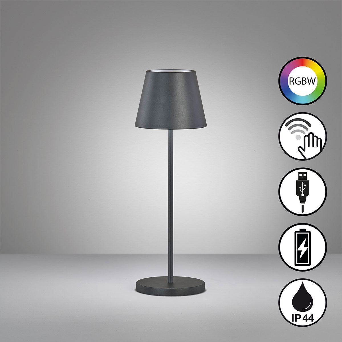 Lampade: LED Aussen Tischleuchte, 34 cm Höhe – Nuovo (secondo la descrizione) da Kreuzlingen venduto da Smart-Light
