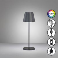 LED Aussen Tischleuchte, 34 cm Höhe