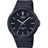 ⌚ Herrenuhr ®CASIO Analog Schwarz 44mm 50M Wasserdicht NEU