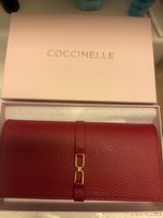 Geldbörse Coccinelle Rot Leder neu mit Box
