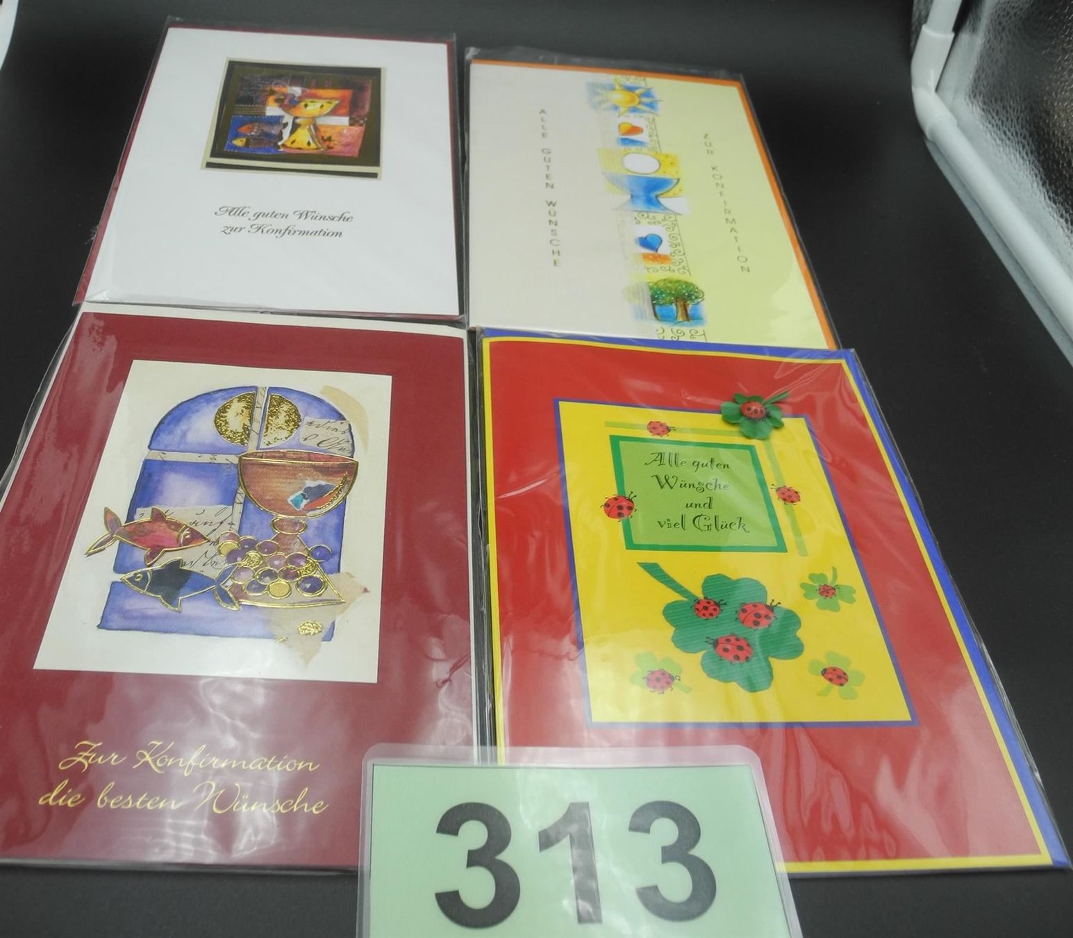 Cartoline: 4 Konfirmationskarten, Nr. 313 – Nuovo e nell'imballaggio originale da Kottwil venduto da Crazyrolf 1