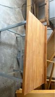Werkstatt Tisch Metall Holz Arbeitsfläche 140cm