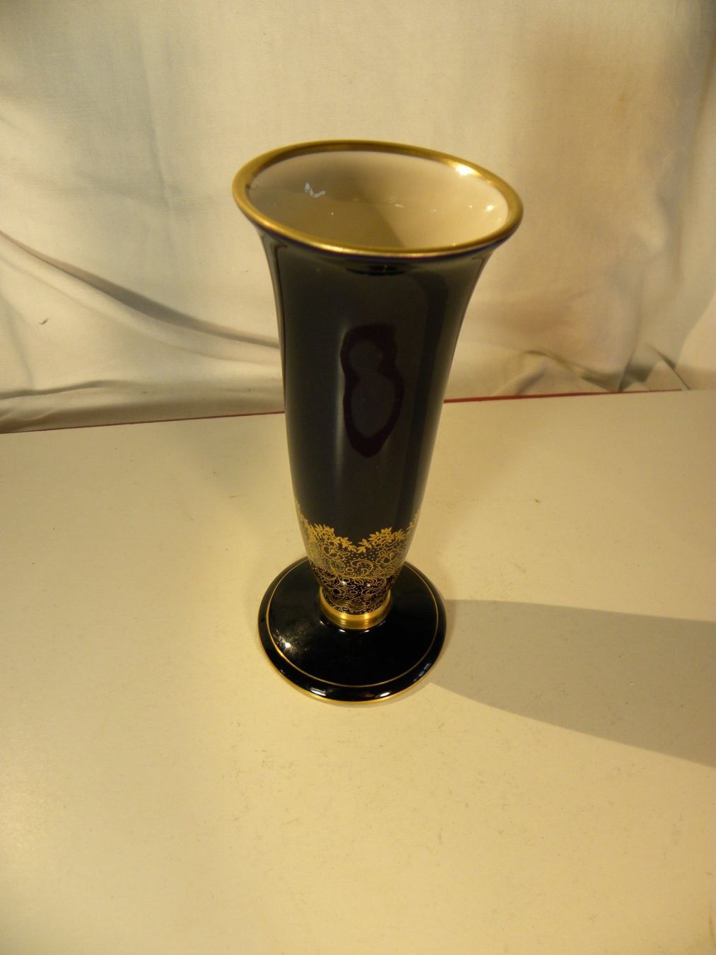 Lindner Vasi & Recipienti: Vase Echt Kobalt Lindner Bavaria 152  2 – Usato da Reinach venduto da Taysalmon 1