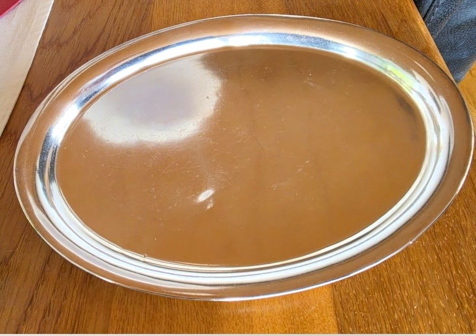 Piatti di portata: Silber-Tablett Serviertablett Oval 21cm Vintage – Usato da Flaach venduto da ker_6ml7 2