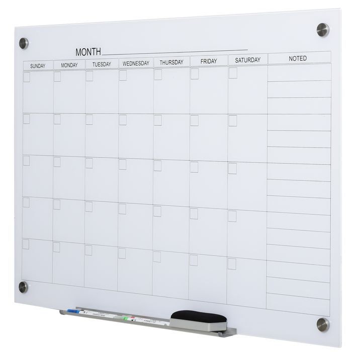 Lavagne: Whiteboard Kalender 90 x 60cm Stiftablage Wochenplaner – Nuovo e nell'imballaggio originale da Bottighofen venduto da swisshandel24