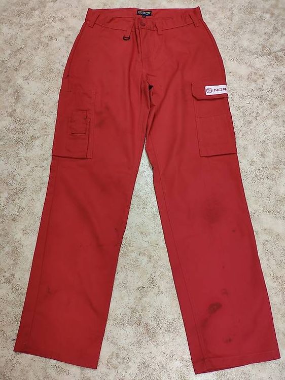 Pantaloni: Arbeitshose rot gebraucht Grösse: C 48 – Usato da Engwang venduto da fri_h2ns